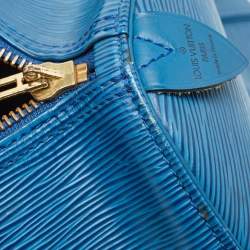 Louis Vuitton Blue Toledo Epi Leather Keepall 50 Bag