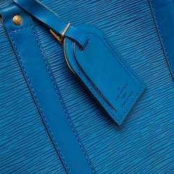 Louis Vuitton Blue Toledo Epi Leather Keepall 50 Bag