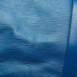 Louis Vuitton Blue Toledo Epi Leather Keepall 50 Bag