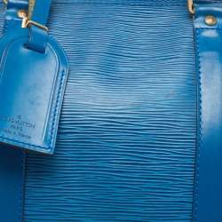 Louis Vuitton Blue Toledo Epi Leather Keepall 50 Bag