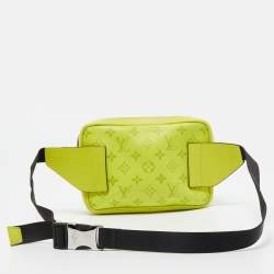 Louis Vuitton  Neon Yellow Monogram Taigarama Outdoor Bumbag