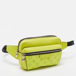 Louis Vuitton  Neon Yellow Monogram Taigarama Outdoor Bumbag