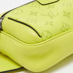 Louis Vuitton  Neon Yellow Monogram Taigarama Outdoor Bumbag