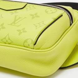 Louis Vuitton  Neon Yellow Monogram Taigarama Outdoor Bumbag