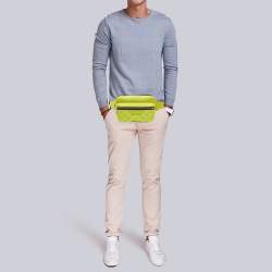 Louis Vuitton  Neon Yellow Monogram Taigarama Outdoor Bumbag
