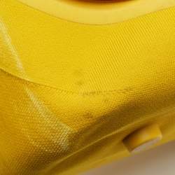 Louis Vuitton Yellow Monogram Knit Horizon Soft Duffle 55 Rolling Luggage