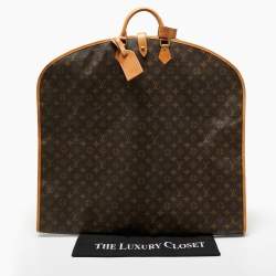 Pre Owned Louis Vuitton Monogram Canvas Garment Cover Bag