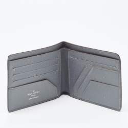 Louis Vuitton Grey Taiga Leather Bifold Wallet