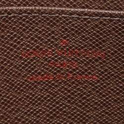 Pre Owned Louis Vuitton Damier Ebene Canvas Zippy Coin Purse