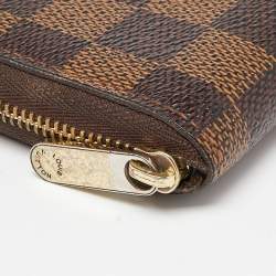 Pre Owned Louis Vuitton Damier Ebene Canvas Zippy Coin Purse