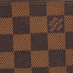Pre Owned Louis Vuitton Damier Ebene Canvas Zippy Coin Purse