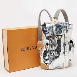 Louis Vuitton Silver Monogram Miroir Christopher MM Backpack