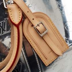 Pre Owned Louis Vuitton Silver Monogram Miroir Keepall Bandouliere 50 Bag