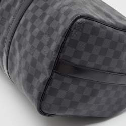Louis Vuitton Damier Graphite Canvas Keepall Bandoulière 45 Bag