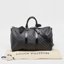 Louis Vuitton Damier Graphite Canvas Keepall Bandoulière 45 Bag