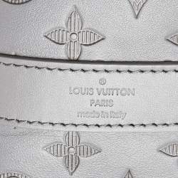 Louis Vuitton Anthracite Grey Monogram Shadow Leather Keepall Bandoulière 50 Bag