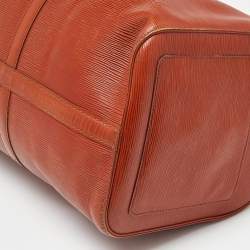 Louis Vuitton Cipango Gold Epi Leather Keepall 50 Bag