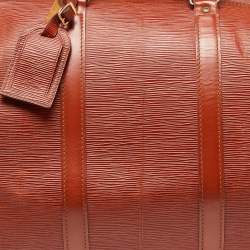 Louis Vuitton Cipango Gold Epi Leather Keepall 50 Bag