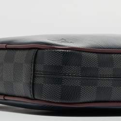 مملوكة مسبقًا Louis Vuitton Damier Graphite Canvas and Epi Leather Danube Bag