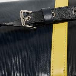 مملوكة مسبقًا Louis Vuitton Damier Graphite Canvas and Epi Leather Danube Bag