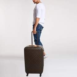 مملوكة مسبقًا Louis Vuitton Brown Monogram Canvas Zephyr 70 Rolling Suitcase