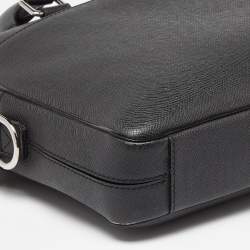 Louis Vuitton Black Taiga Leather Porte Documents Briefcase Bag