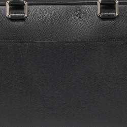 Louis Vuitton Black Taiga Leather Porte Documents Briefcase Bag