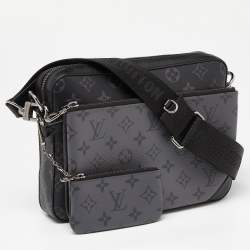 Louis Vuitton Monogram Eclipse Canvas Trio Messenger Bag