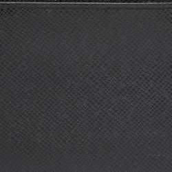 Pre Owned Louis Vuitton Black Taiga Leather Bifold Wallet