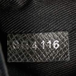 Louis Vuitton Black Taiga Leather Kasai Clutch Bag