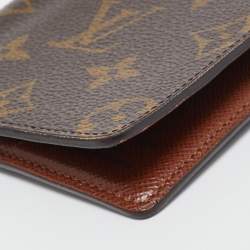 Louis Vuitton Monogram Canvas Card Holder Wallet 