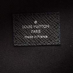 Louis Vuitton Black Taiga Lether Anton Backpack