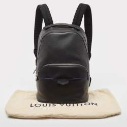 Louis Vuitton Black Taiga Lether Anton Backpack