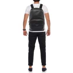 Louis Vuitton Black Taiga Lether Anton Backpack