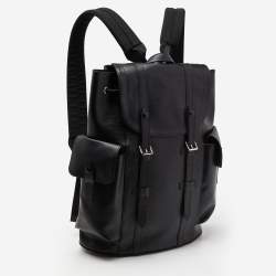 Louis Vuitton Black Epi Leather Christopher PM Backpack