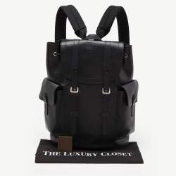Louis Vuitton Black Epi Leather Christopher PM Backpack
