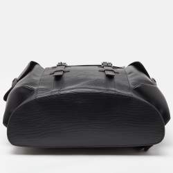Louis Vuitton Black Epi Leather Christopher PM Backpack