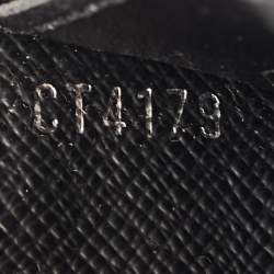 Pre Owned Louis Vuitton Black Epi Leather Slender Wallet