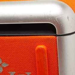Louis Vuitton Orange Monogram Knit Horizon Soft Duffle 55 Rolling Luggage