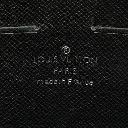 Louis Vuitton Black Epi Damier Graphite Pochette Voyage MM Pouch