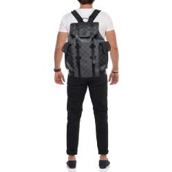 Louis Vuitton Monogram Eclipse Canvas Christopher MM Backpack