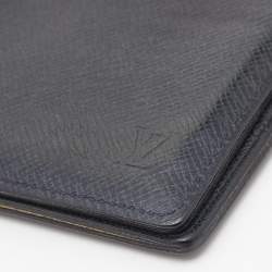 Louis Vuitton Blue Infini Leather Bifold Wallet