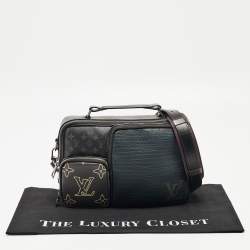 Louis Vuitton Monogram Eclipse Canvas Multipocket Patchwork Messenger Bag
