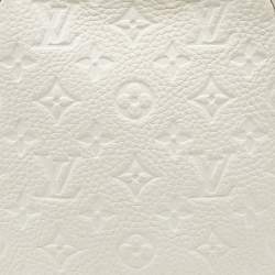 Louis Vuitton White Monogram Empreinte Utility Side Bag