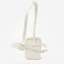 Louis Vuitton White Monogram Empreinte Utility Side Bag