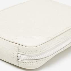 Louis Vuitton White Monogram Empreinte Utility Side Bag