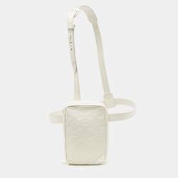 Louis Vuitton White Monogram Empreinte Utility Side Bag