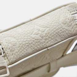 Louis Vuitton White Monogram Empreinte Utility Side Bag