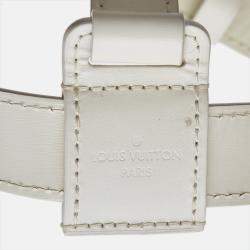 Louis Vuitton White Monogram Empreinte Utility Side Bag