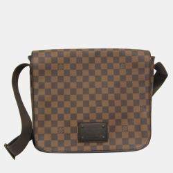 Louis Vuitton Brown Damier Ebene Brooklyn MM Messenger Bag